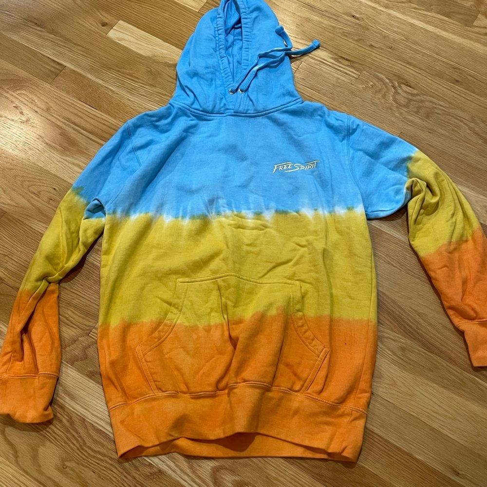 Khalid concert free spirit hoodie tie dye size large